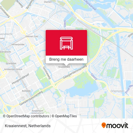 Kraaiennest kaart