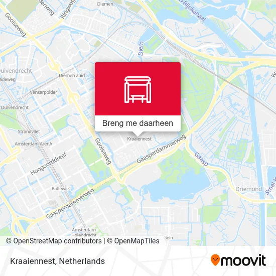 Kraaiennest kaart