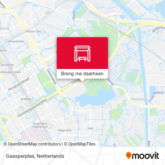 Gaasperplas kaart