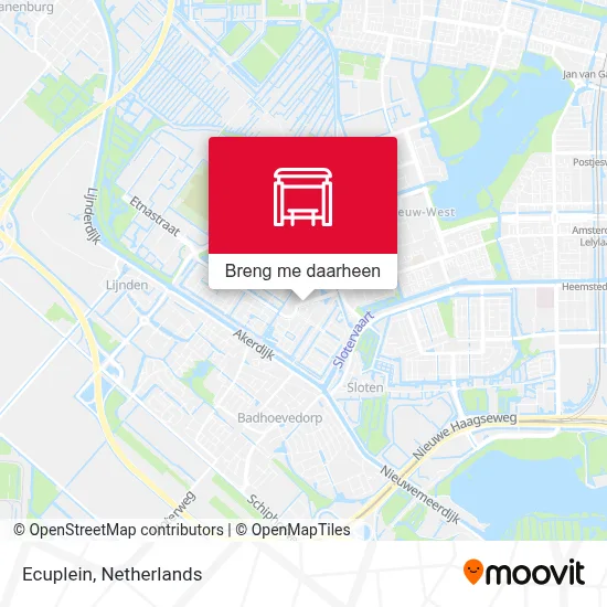 Ecuplein kaart