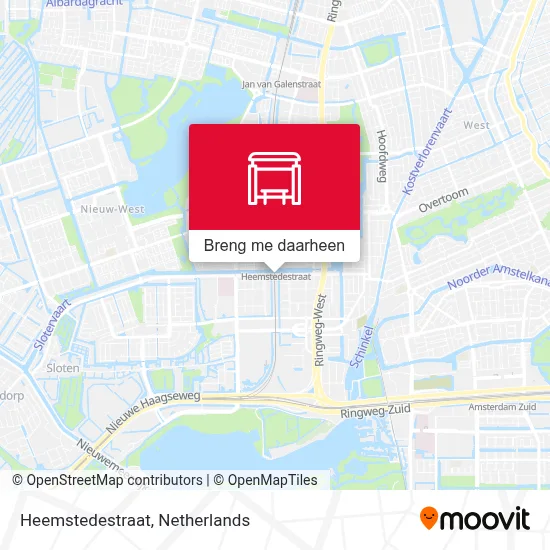 Heemstedestraat kaart