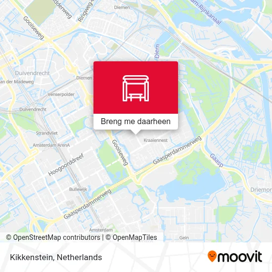 Kikkenstein kaart