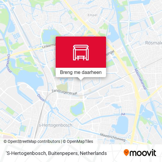 'S-Hertogenbosch, Buitenpepers kaart