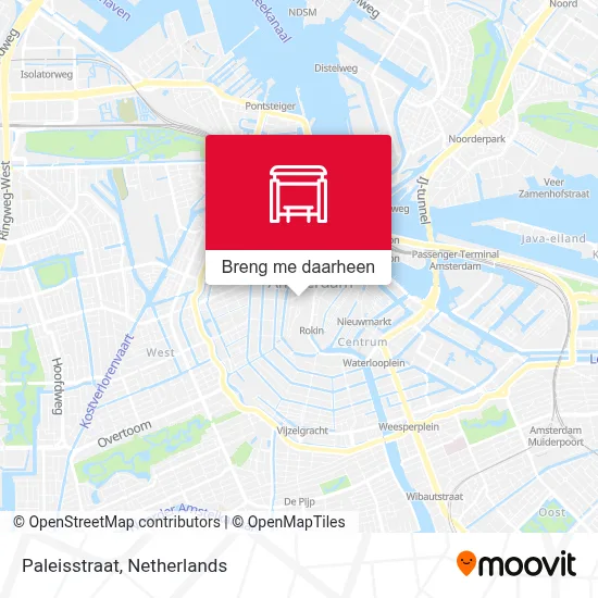 Paleisstraat kaart