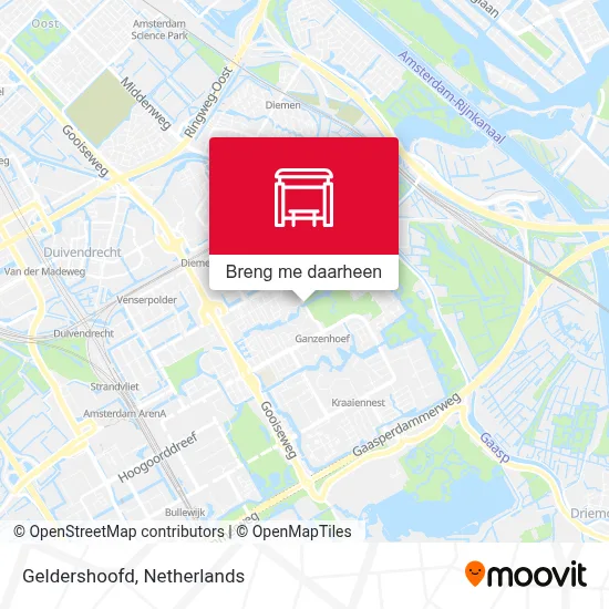 Geldershoofd kaart