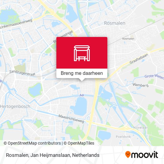 Rosmalen, Jan Heijmanslaan kaart