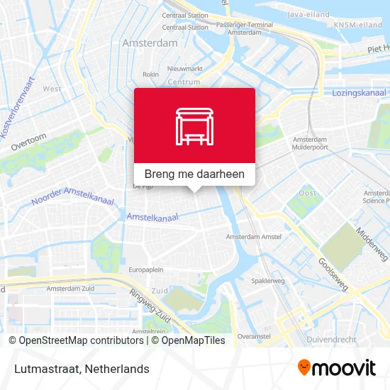 Lutmastraat kaart