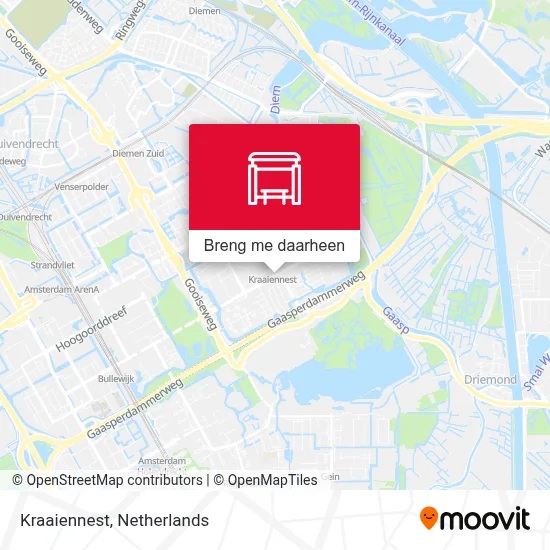 Kraaiennest kaart