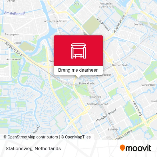 Stationsweg kaart