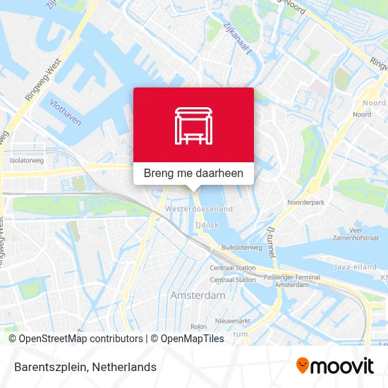 Barentszplein kaart