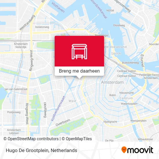 Hugo De Grootplein kaart