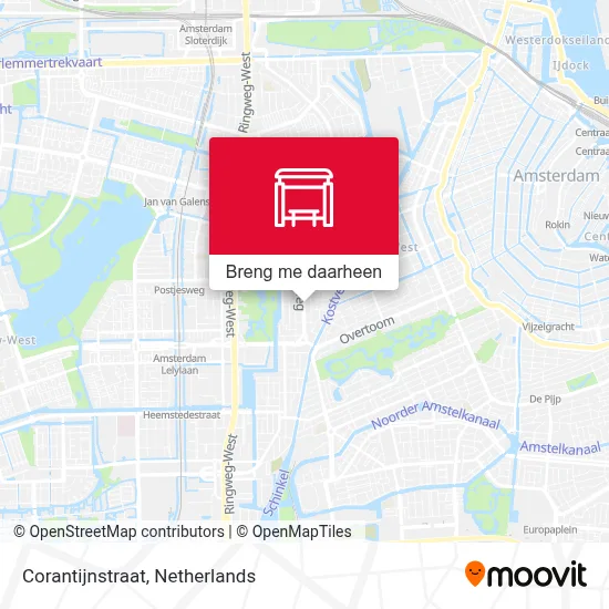 Corantijnstraat kaart