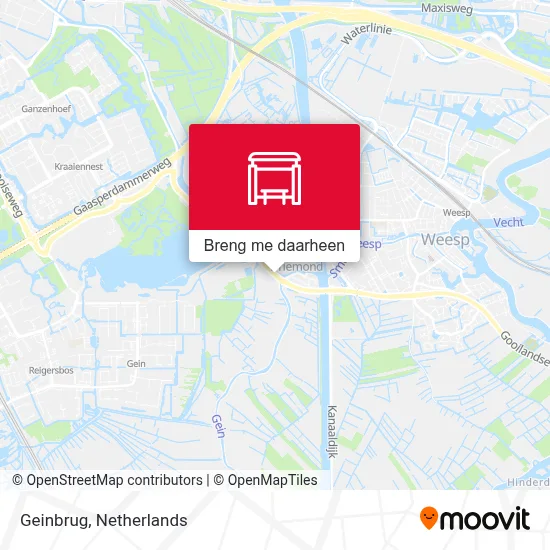 Geinbrug kaart