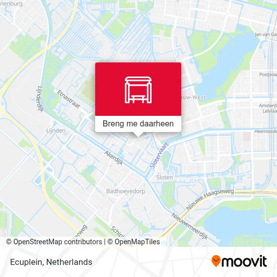 Ecuplein kaart