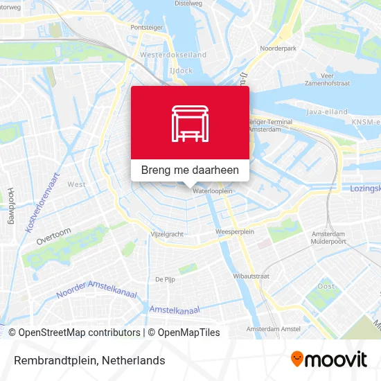 Rembrandtplein kaart