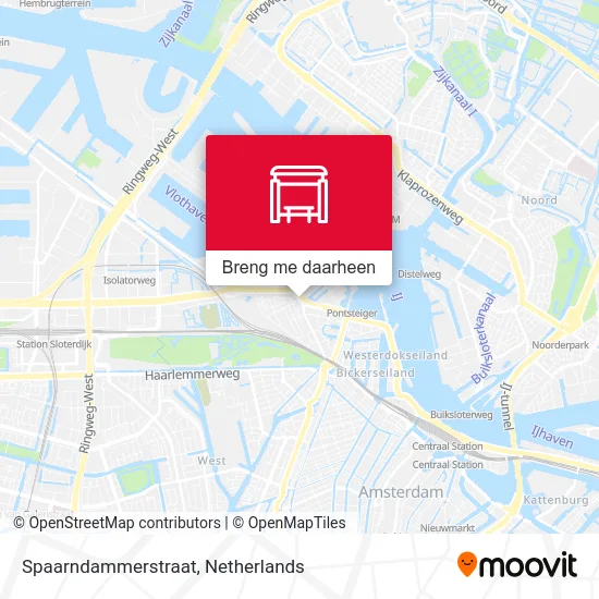 Spaarndammerstraat kaart