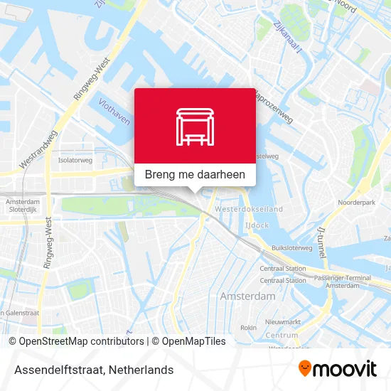 Assendelftstraat kaart