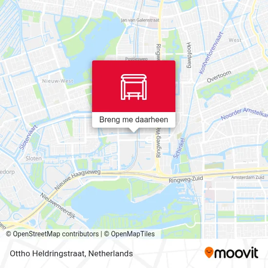 Ottho Heldringstraat kaart