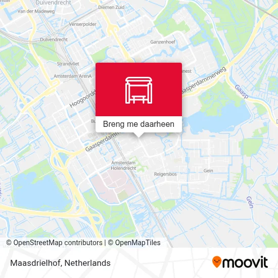 Maasdrielhof kaart