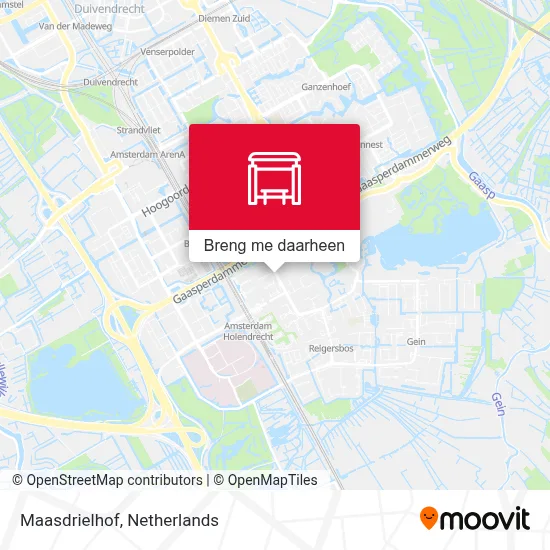 Maasdrielhof kaart