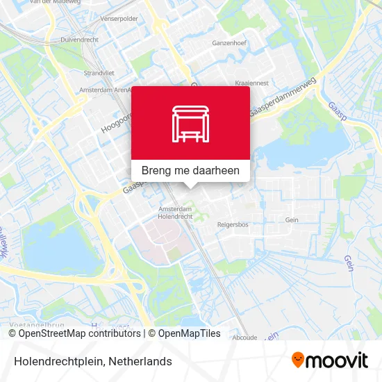 Holendrechtplein kaart