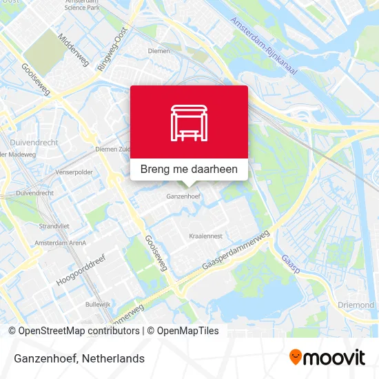 Ganzenhoef kaart