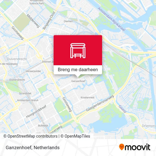 Ganzenhoef kaart