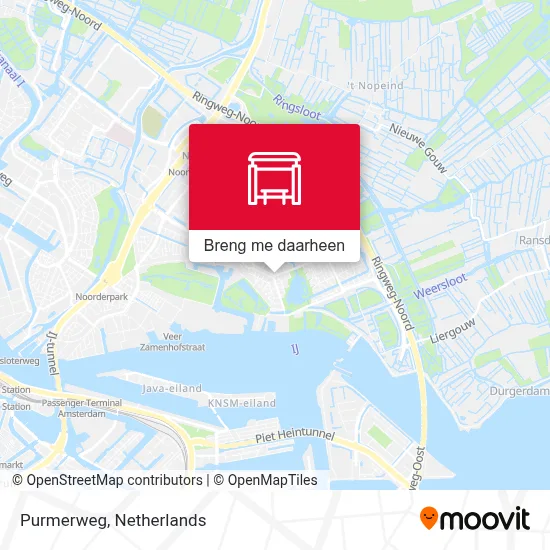 Purmerweg kaart