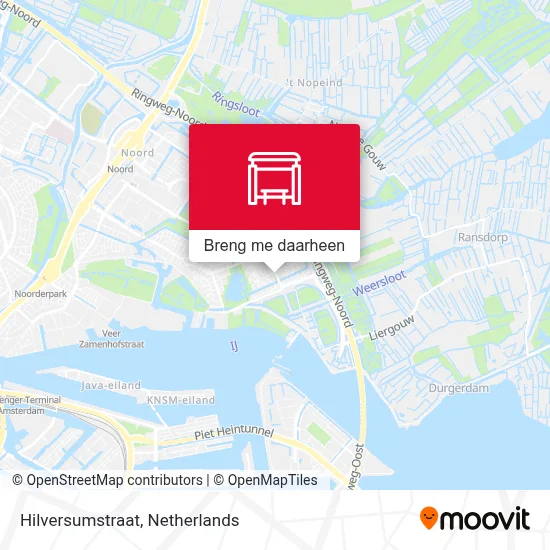 Hilversumstraat kaart