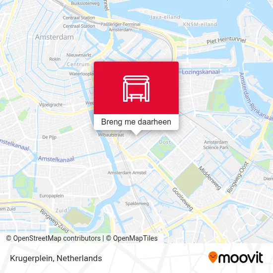 Krugerplein kaart