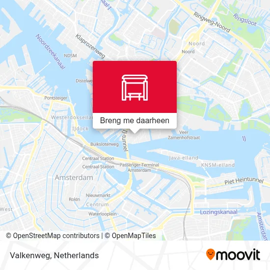 Valkenweg kaart