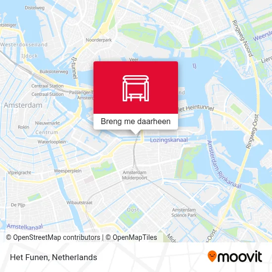 Het Funen kaart