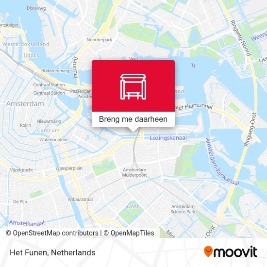 Het Funen kaart