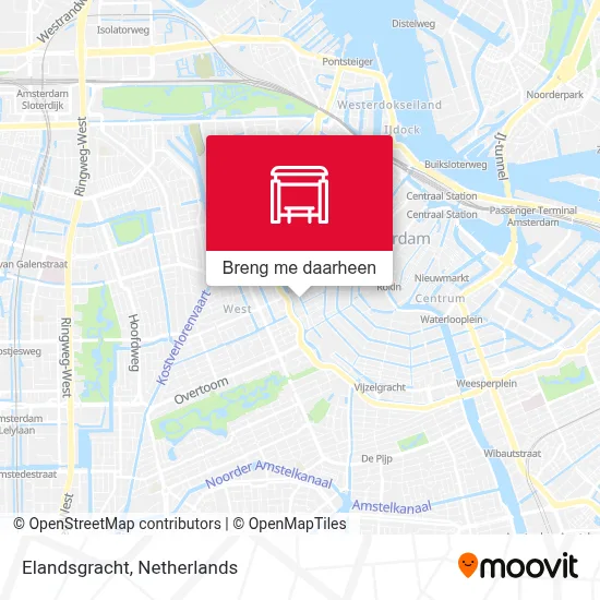 Elandsgracht kaart