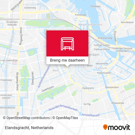 Elandsgracht kaart