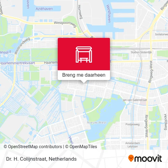 Dr. H. Colijnstraat kaart