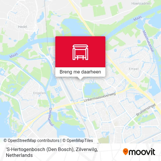 'S-Hertogenbosch (Den Bosch), Zilverwilg kaart