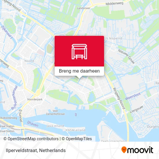 Ilperveldstraat kaart