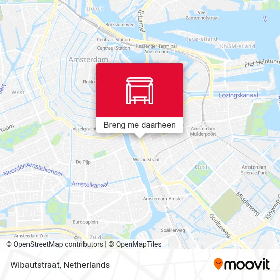 Wibautstraat kaart
