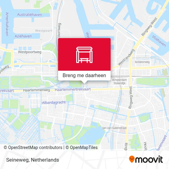 Seineweg kaart