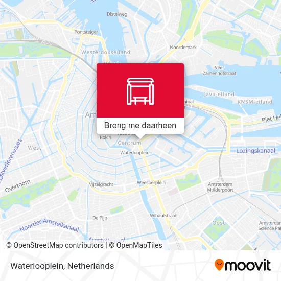 Waterlooplein kaart