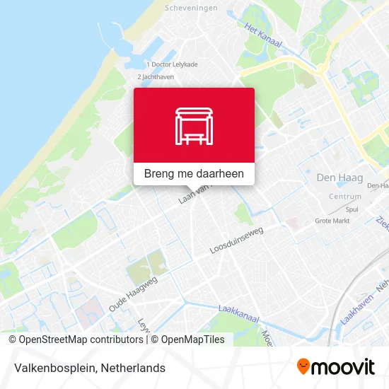 Valkenbosplein kaart