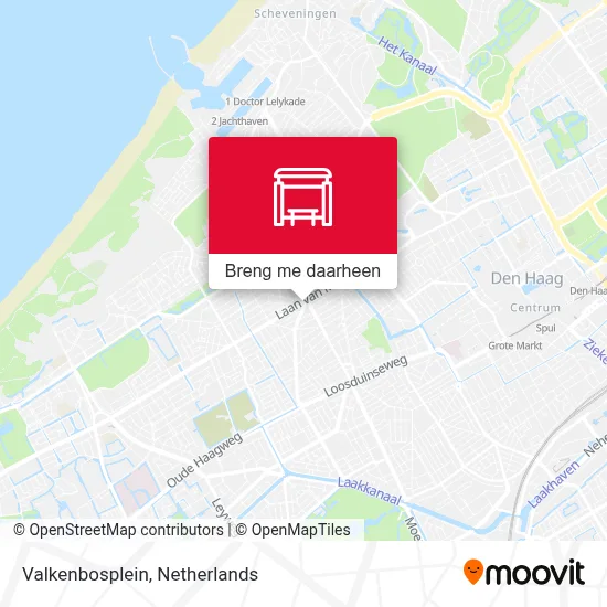 Valkenbosplein kaart