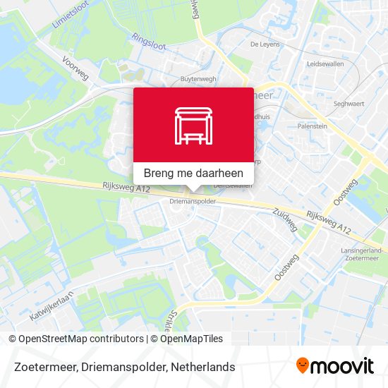 Zoetermeer, Driemanspolder kaart