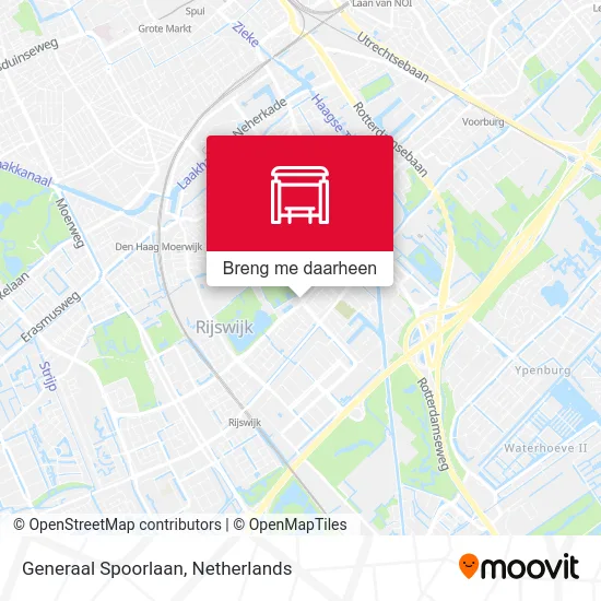 Generaal Spoorlaan kaart