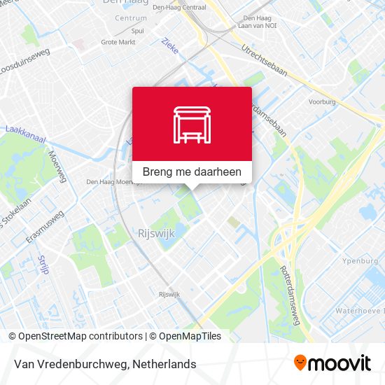 Van Vredenburchweg kaart