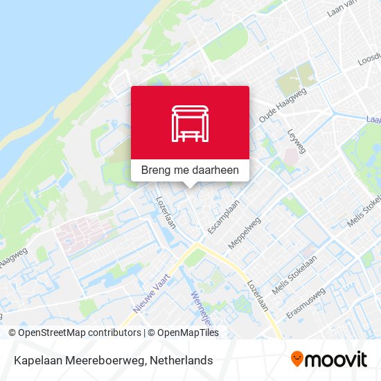 Kapelaan Meereboerweg kaart