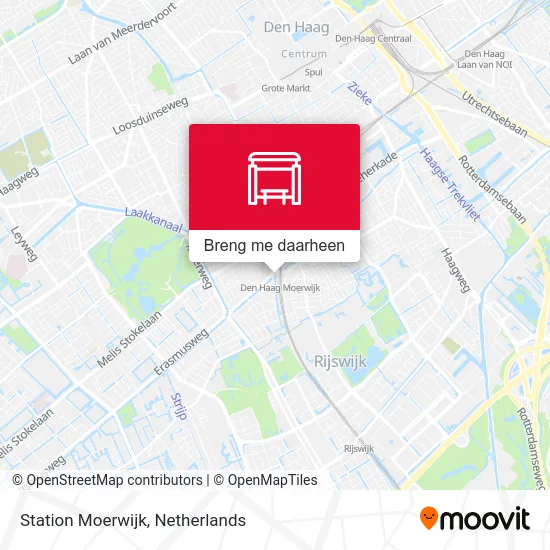 Station Moerwijk kaart