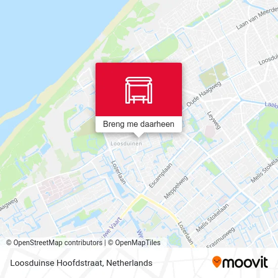Loosduinse Hoofdstraat kaart