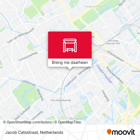 Jacob Catsstraat kaart